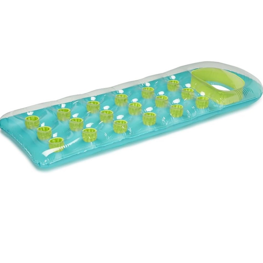Intex Suntanner 18 Pocket Swimming Pool Beach Lounge Floating Raft